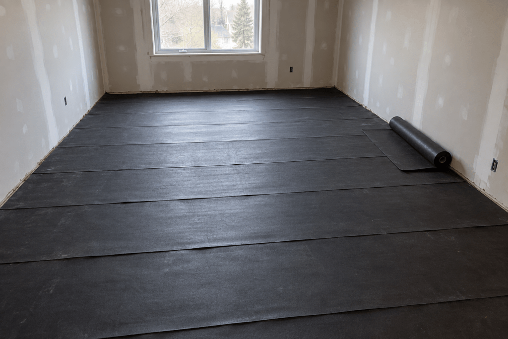 Préparation pose plancher bois franc